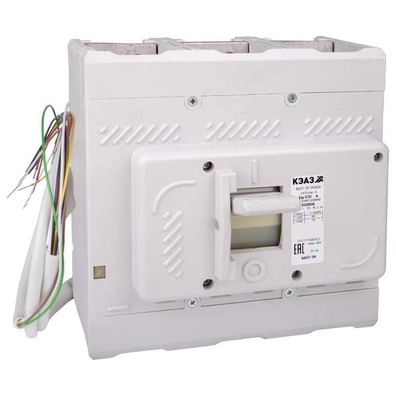 Выключатель автоматический 3п 250А 2500Im 40кА ВА57-39-344516 УХЛ3 690В AC КЭАЗ 256546