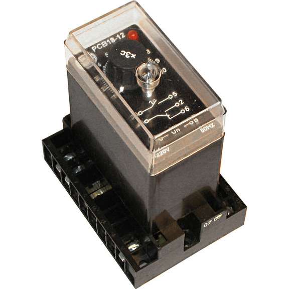 Реле времени РСВ-18-12 220В AC 1..10с передн. присоед. ВНИИР A8120-77130322
