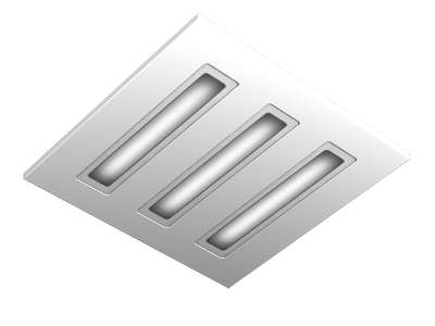 Светильник светодиодный NL Nova60-V-P 40Вт 5000К IP20 230В встраив. рассеив. призма ЛАДзавод NLNova60VP