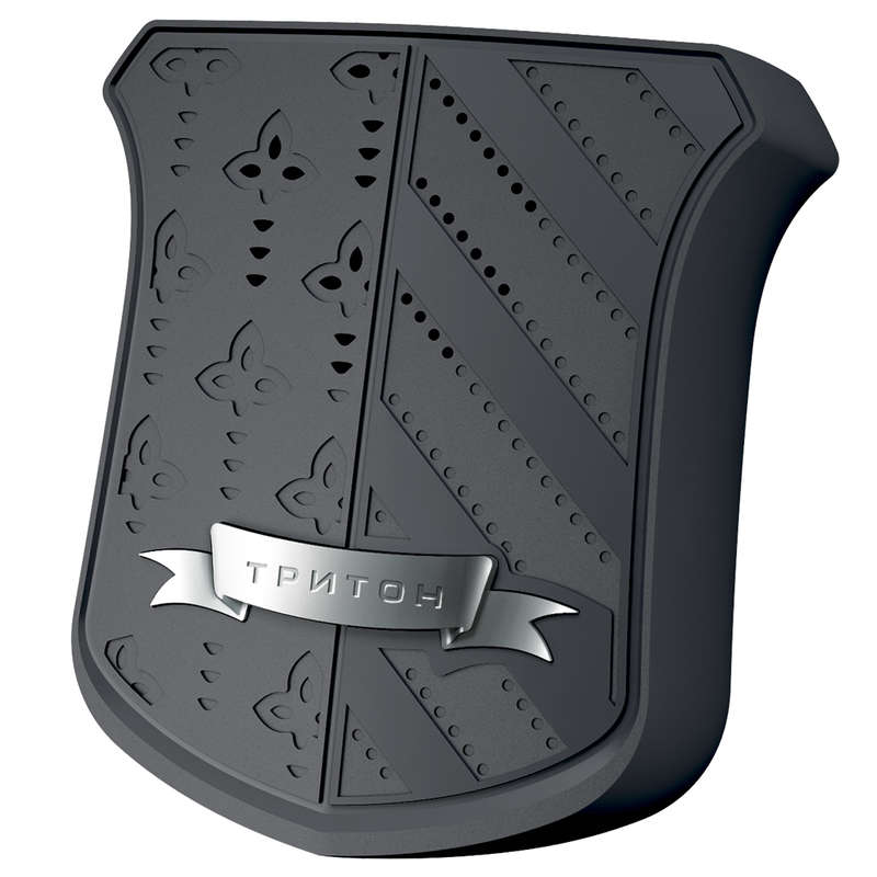 Звонок проводной Готик тройной ди-до 220В 80-90дБА черн./серебр. МОНОМАХ ГС-02