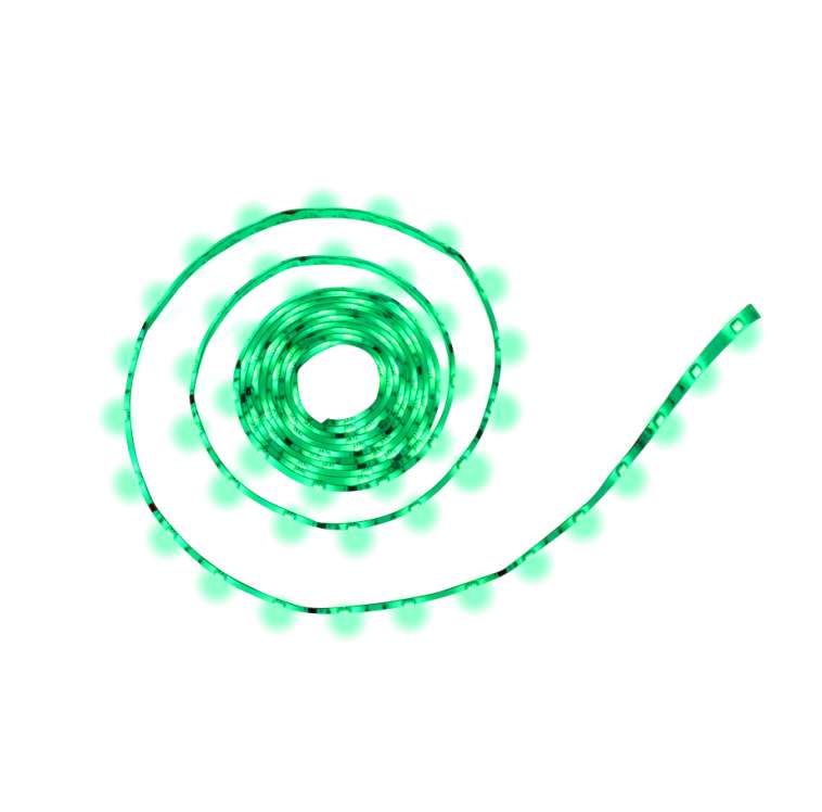 Лента светодиодная STN 3528/60 IP65 зел. 4.8Вт/м (уп.5м) JazzWay 327477