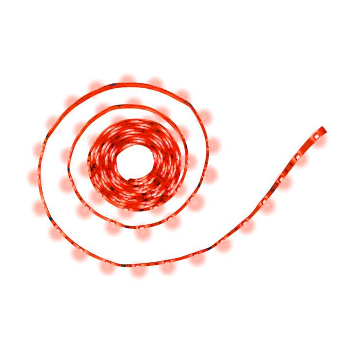 Лента светодиодная STN 3528/60 IP20 красн. 4.8Вт/м (уп.5м) JazzWay 327484