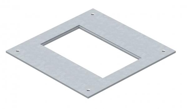 Крышка монтажного основания для напольного бокса