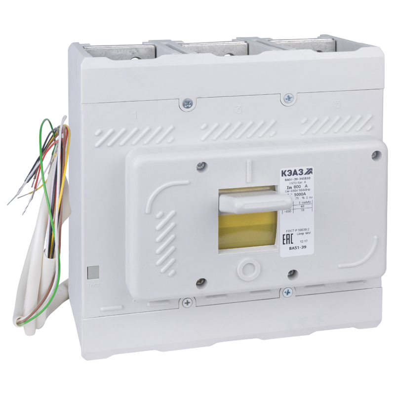 Выключатель автоматический 3п 320А 1600Im 40кА ВА51-39-344710 УХЛ3 690В AC НР=230В AC/220В DC КЭАЗ 270155