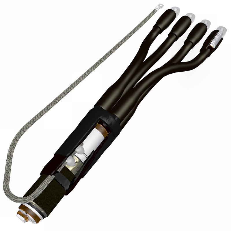 Муфта кабельная концевая универс. 1кВ 4КВНтп-150/240-бн 9014080 Подольск 4kvntpvx150x240bn