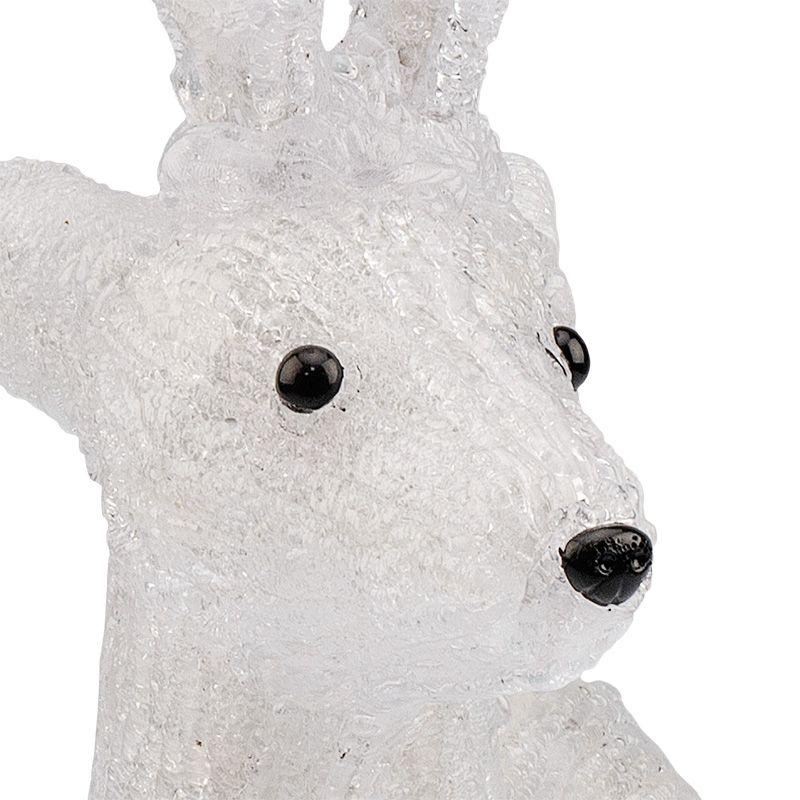 Фигура светодиодная акриловая "Северный олень" 45см 100LED 4Вт 24В IP65 бел. понижающ. трансф. в компл. Neon-Night 513-270