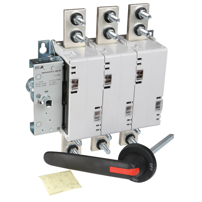 Выключатель нагрузки 3п 1250А OptiSwitch DI-4-1250-3P КЭАЗ 275544