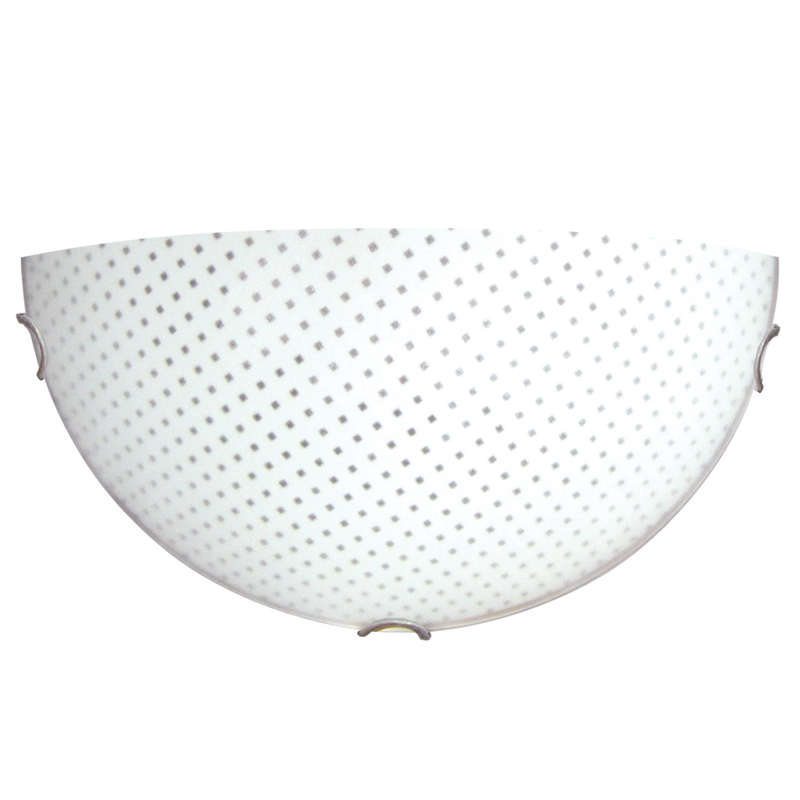 Светильник НББ 21-60 М19 "Софи" 300/2 матов. бел./клипсы хром (инд. упак.) Элетех 1005204064