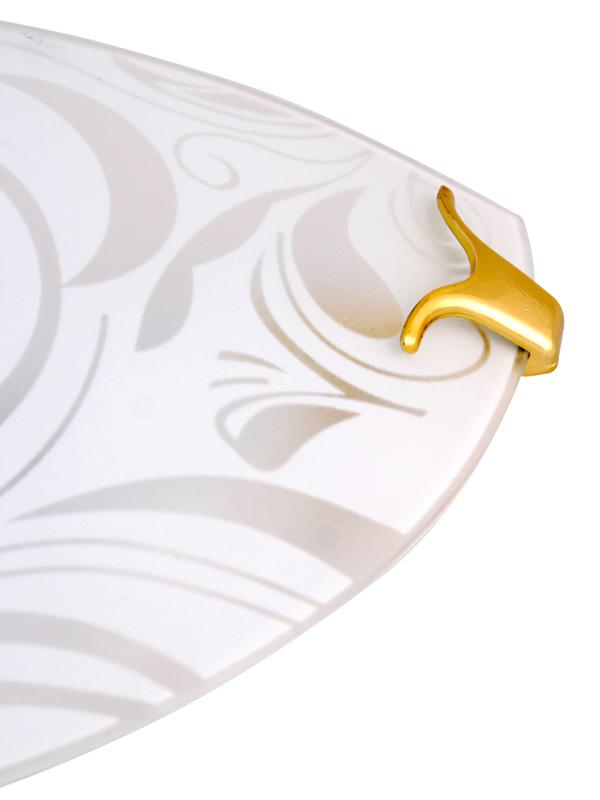 Светильник НББ 21-60 М19 "Иней" 300/2 1х60Вт E27 IP20 матов. бел./клипсы зол. (инд. упак.) Элетех 1005204962