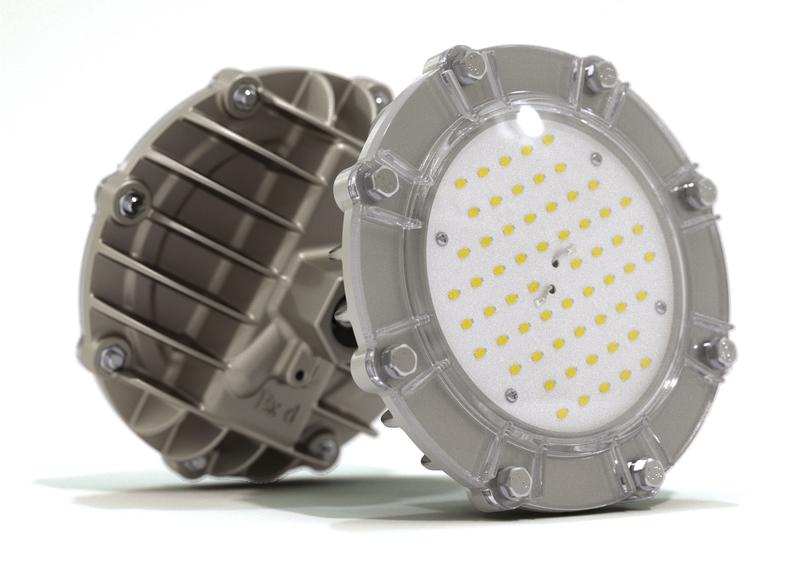 Светильник светодиодный взрывозащ. АТ-ДСП-33/22-220VAC IP67-EX Arsenal LED 22Вт 5000К IP67 2700лм 1ExSIIT6 X 120град. резьба 3/4 АТОН АТДСП3322220VACIP67EX