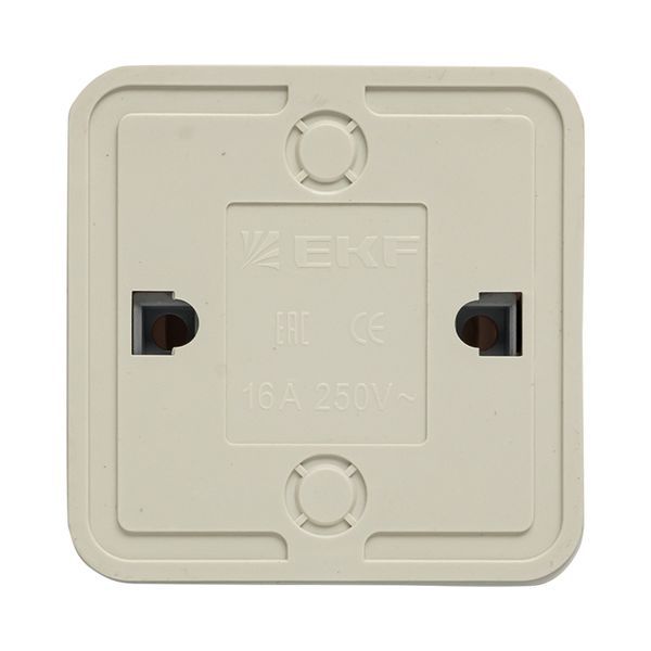 Переключатель проходной 1-кл. ОП Рим 10А IP20 с индикатором бел. EKF ENV10-125-10