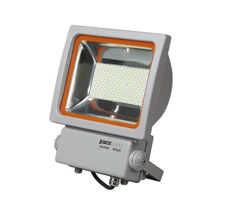 Прожектор светодиодный PFL-SMD-100w/CW/GR LED 100Вт 6500К IP65 8300лм JazzWay 1024947-3