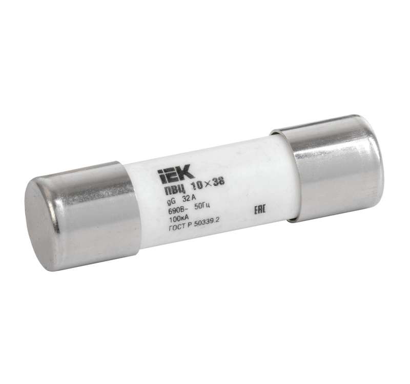 Вставка плавкая цилиндрическая ПВЦ 10х38 2А IEK CFL10-002