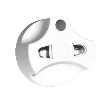 Переходник евро круглый 6А бел. ITEC PS1 6A