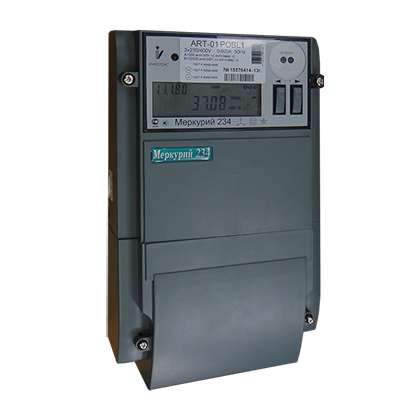 Счетчик Меркурий 234 ART-01 P 3ф 5-60А класс точн. 1.0/2.0 многотариф. оптопорт RS-485 ЖКИ Моск. вр. Инкотекс М0000000811