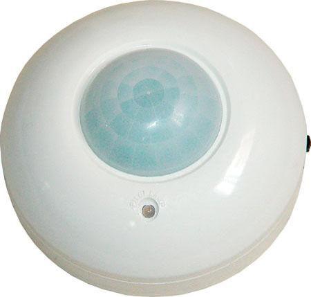 Датчик движения LX-20В электронный сенсор включения освещения потолочный с автонастройкой Camelion 6440