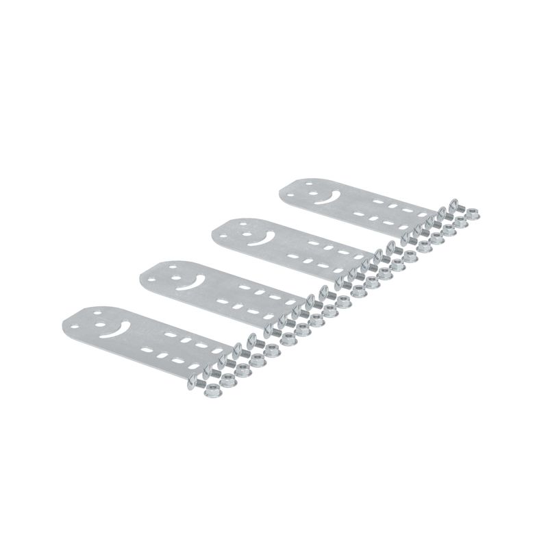 Пластина крепежная GSV H80 (4шт) в комплекте с крепежными элементами для монтажа DKC 30014K