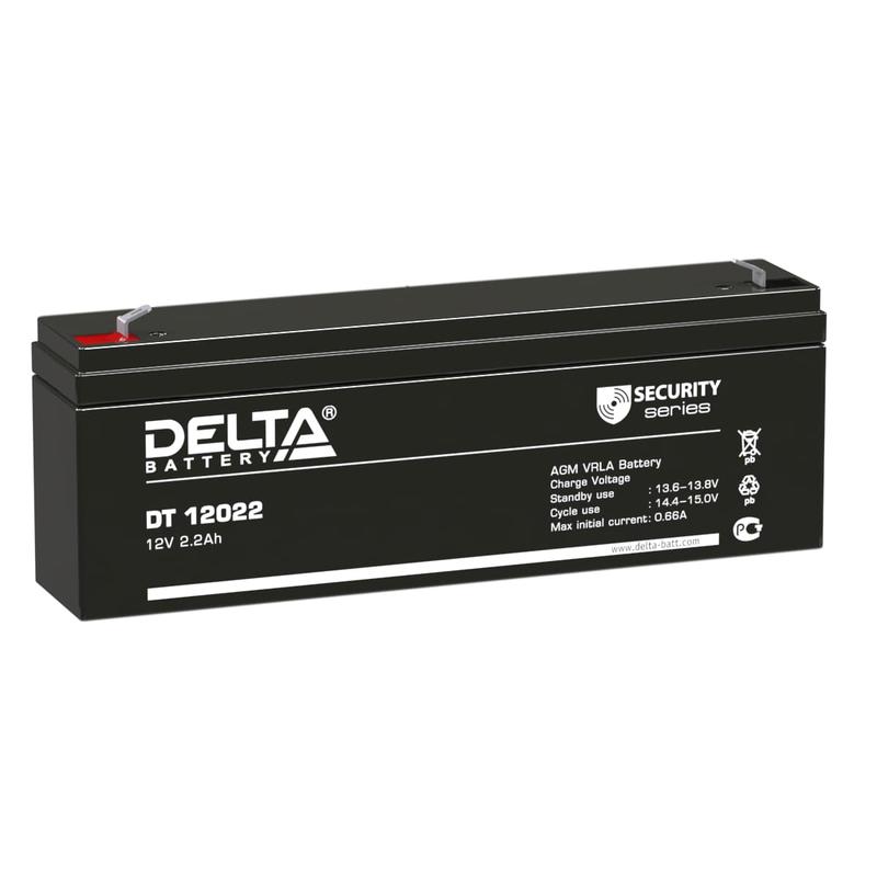 Аккумулятор ОПС 12В 2.2А.ч DT 12022 Delta 4614010040001
