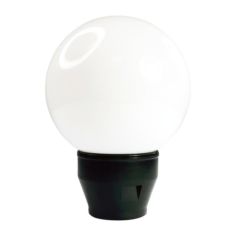 Светильник НТУ 06-40-01 "Шар" 160 Г 40Вт IP55 опал ПММА /корпус черный Элетех 1030480082