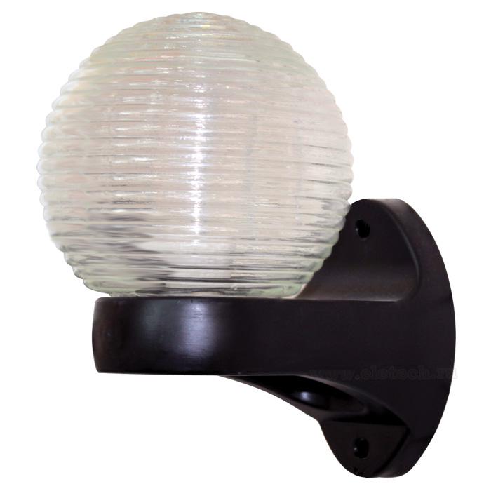 Светильник НБУ 06-60-02 "Кольца" d150 60Вт E27 IP20 прозр./корпус черный (инд. упак.) Элетех 1030480248