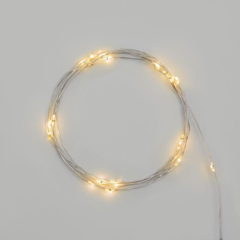 Гирлянда светодиодная "Роса" 2м 20LED тепл. бел. IP20 2хCR2032 (в комплекте) Neon-Night 303-006