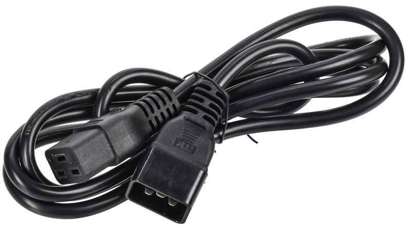 Кабель электропит. PDU 3х1.5 2м с разъемами С19-C20 ITK PC-C19C20-2M