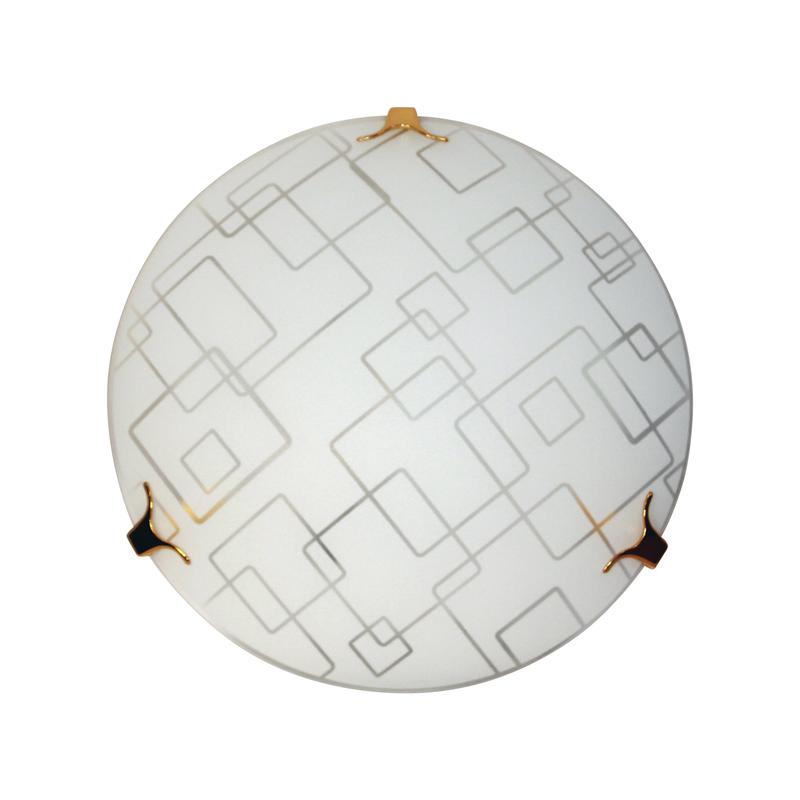 Светильник НПБ 01-2х60-139 М16 "Оазис" 300 2х60Вт E27 IP20 матов. бел./клипсы зол. (инд. упак.) Элетех 1005204957