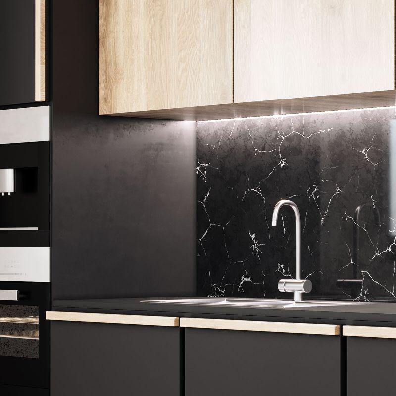 Лента светодиодная Black 2835/120-SMD 9.6Вт/м 6500К холод. бел. IP20 420лм/м 12В (блист.5м) GAUSS 312000310