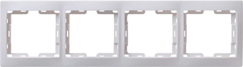 Рамка 4-м верт. Кварта РВ-4-КБ бел. GENERICA EMK41-K01-DM