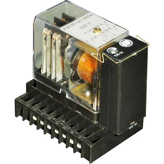 Реле промежуточное РЭП-37-121 220В DC 6НО+1НЗ задн. присоед. ВНИИР A8120-77971406
