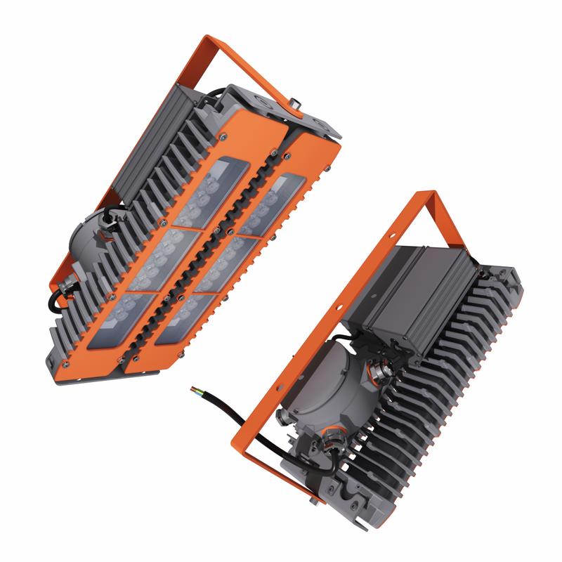 Светильник светодиодный взрывозащ. LAD LED R320-2-120G-230AC-50L Ex 110Вт 5000К IP66 12023лм 100-305В КСС типа "Д" крепление на лире бел. ЛАДзавод LADLED2LSG230AC50LEx