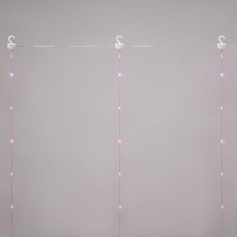 Гирлянда светодиодная "Светодиодный Дождь" из росы 3х3м роз. USB + пульт управления Neon-Night 315-987