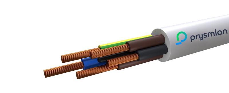 Провод ПВС 5х2.5 Б (бухта) (м) РЭК-PRYSMIAN 0105050201