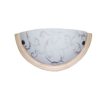 Светильник "Ива" 1х60 1/2 бра 1х60Вт E27 IP20 сосна Альфа Лайт 2646/с