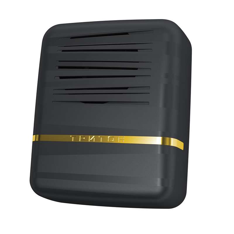 Звонок проводной Элегия трель 220В 80-90дБА черн./зол. МОНОМАХ ЭЗ-03