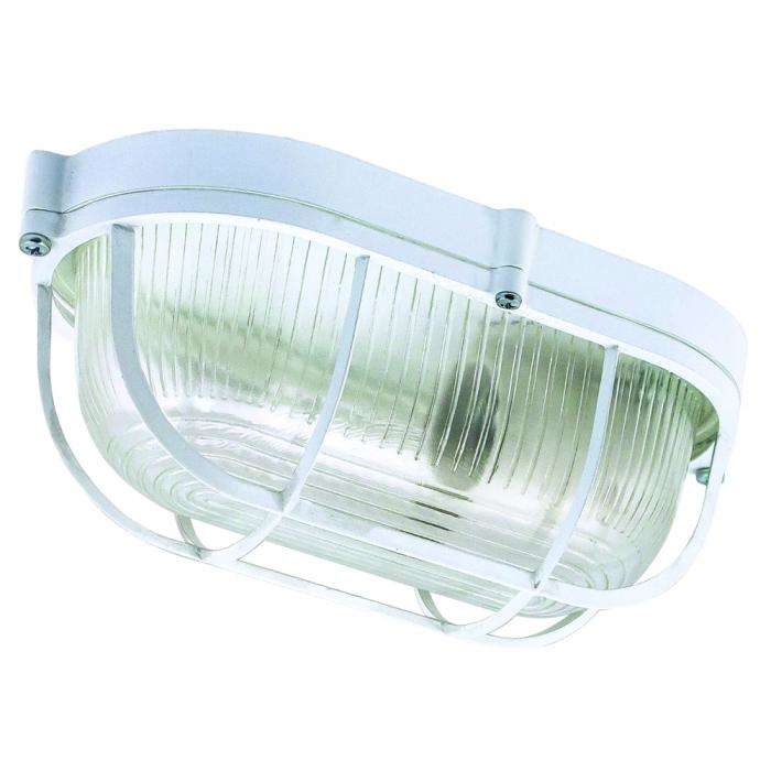 Светильник "Банник" 1201 НПП 03-100-018 IP65 овал большой корпус с решеткой бел. Элетех 1005500920