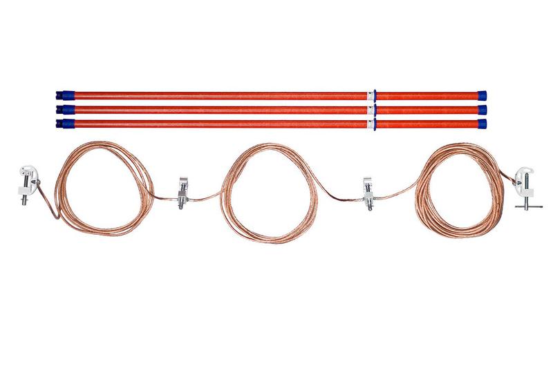 Заземление переносное ЗПЛ-10-3 Д 50кв.мм 3 штанги Антиток Д323574