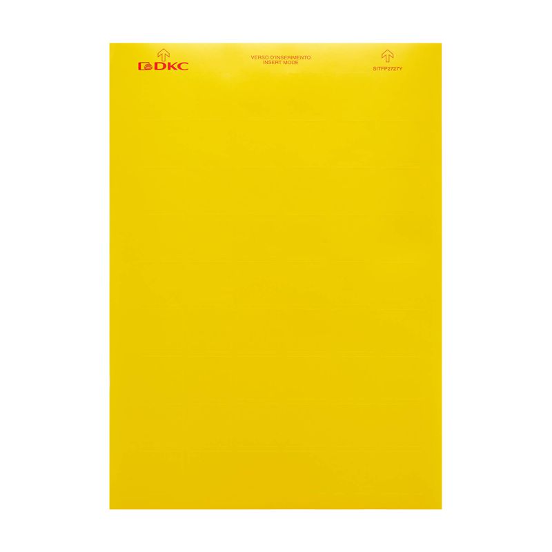 Табличка маркировочная 27х27мм полиэстер желт. (уп.540шт) DKC SITFP2727Y