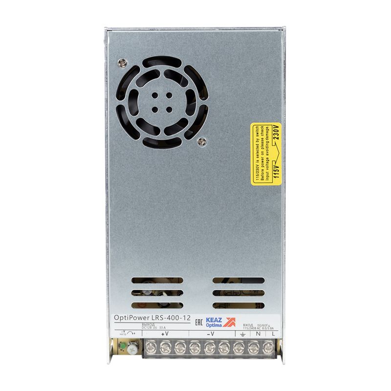 Блок питания панельный OptiPower LRS 400-12 33.3A КЭАЗ 328890