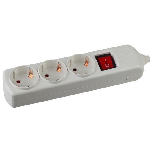 Колодка удлинителя 3-м с заземл. с выкл. Эра C0045322
