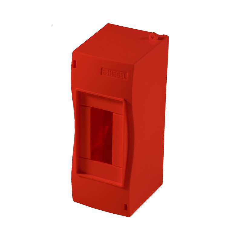 Бокс ОП 2м без защ. шторок IP40 красн. HEGEL КМ2020-02-И