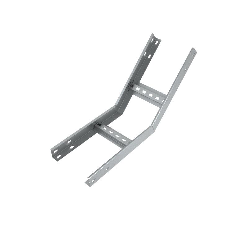 Угол для лотка вертикальный внутренний лестн. 45град. 500х100 сталь 1.5мм "Быстрый монтаж" LNLS45-100-500-1.5 КМ LO7031