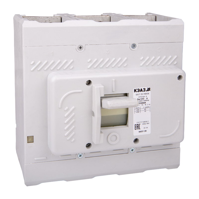 Выключатель автоматический 3п 320А 1000lm 40кА ВА57-39-340016 УХЛ3 690AC УХЛ3 КЭАЗ 337848