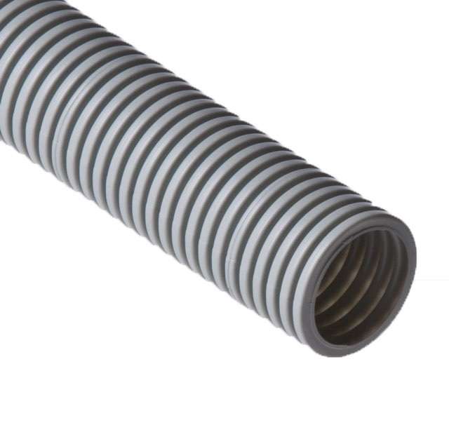 Труба гофрированная ПВХ тяжелая d63мм без протяжки сер. (уп.15м) Ruvinil 16310