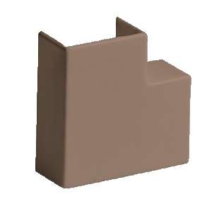 Поворот 90град. для кабель-канала РКК 40х40 корич. Ruvinil ПВР-40х40-К