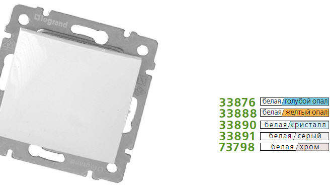 Рамка 1-м Valena бел./сер. Leg 774491