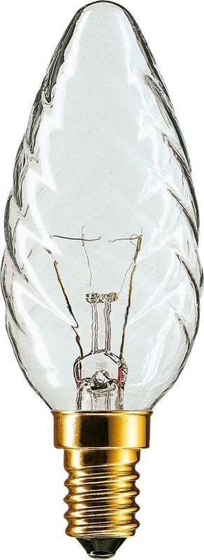 Лампа накаливания Deco 40Вт E14 230В BW35 CL 1CT/4X5F PHILIPS 921494144216