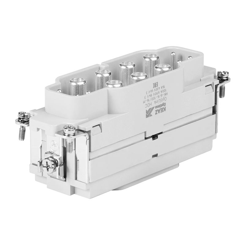Вилка OptiLink HDC-HK-6/6-100/16-M-(16-35/0.5-2.5)-690/400V КЭАЗ 352276