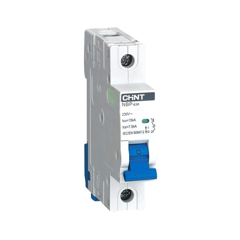 Выключатель автоматический модульный 1п 8In 63А 15кА NBP-63R CHINT 352371