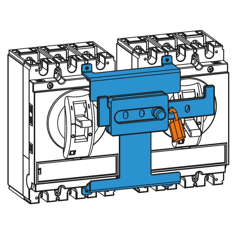 Блокировка рычагов взаимная механическая PLIL T125-T160 3P КЭАЗ 357160